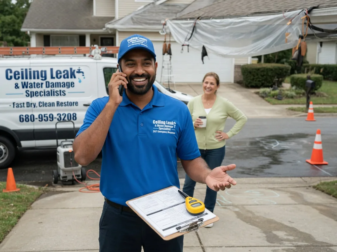 Ceiling Leak Cleanup Grovespring, MO FAQs